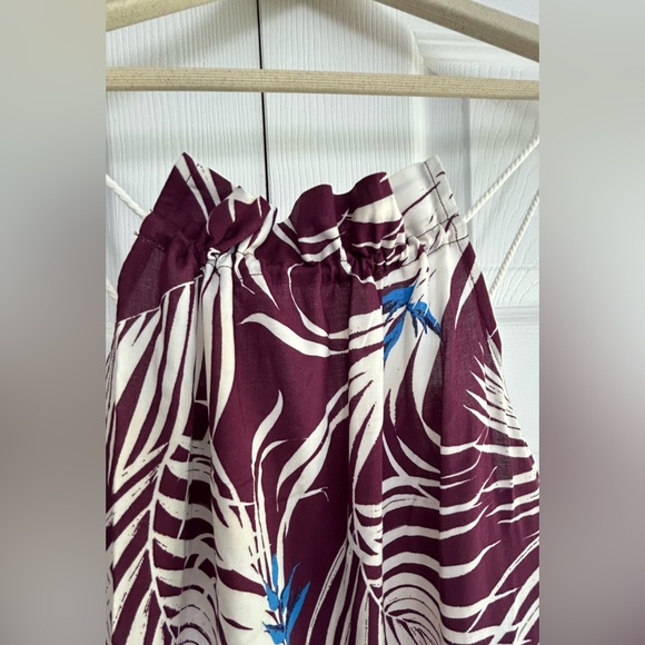 Women's Tavik Zita Mini Dress Latona Palm Merlot Dress Cover up New Size Small - Picture 4 of 8